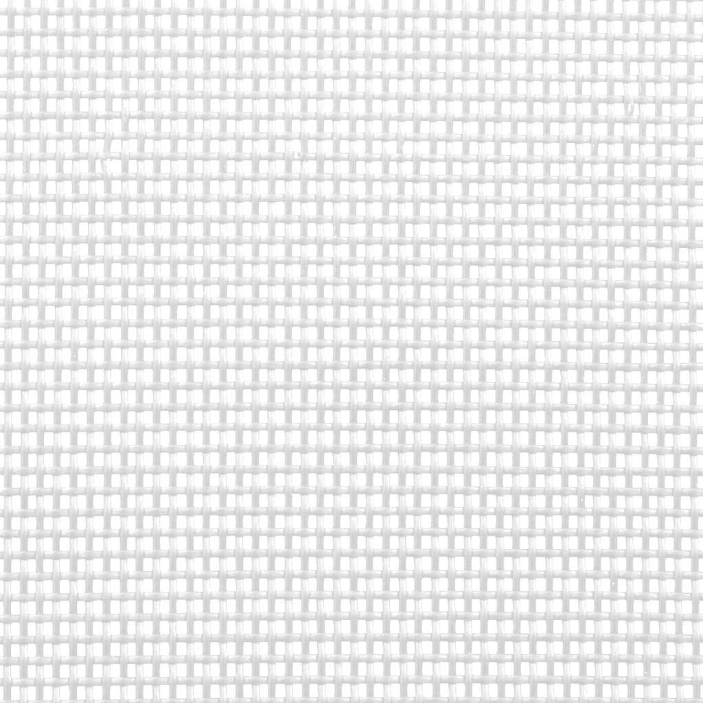 vidaXL Rozsuwana bramka dla zwierząt, biała, 117,5x125 cm