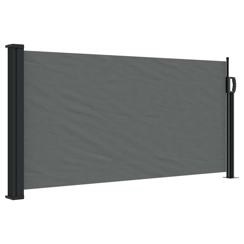 vidaXL Markiza boczna rozkładana antracytowa 100x300 cm