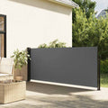 vidaXL Markiza boczna rozkładana antracytowa 100x300 cm