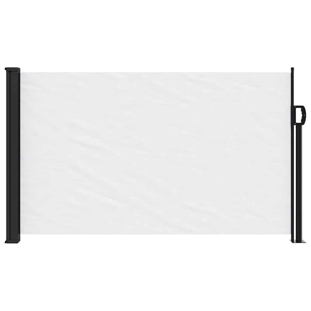 vidaXL Zwijana markiza boczna, biała, 117x300 cm