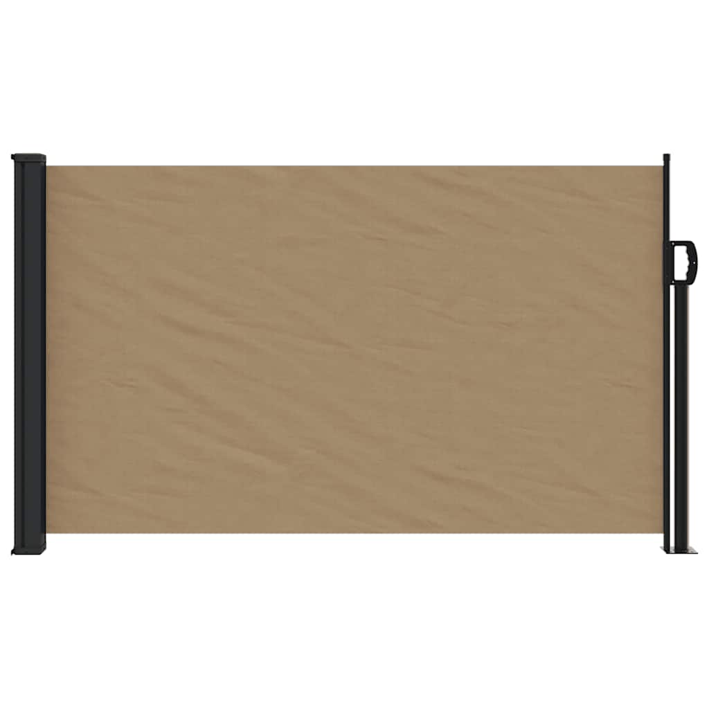 vidaXL Zwijana markiza boczna, taupe, 117x300 cm