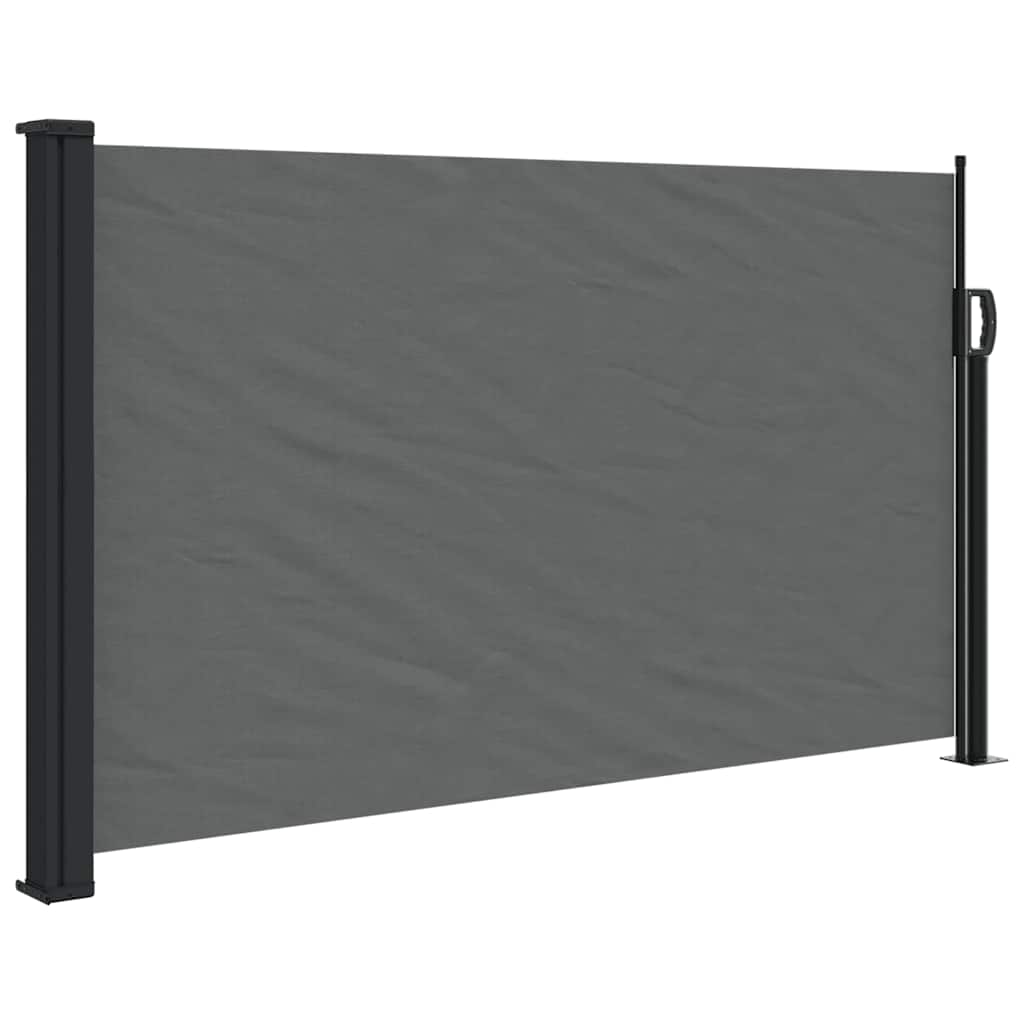 vidaXL Markiza boczna rozkładana antracytowa 117x300 cm