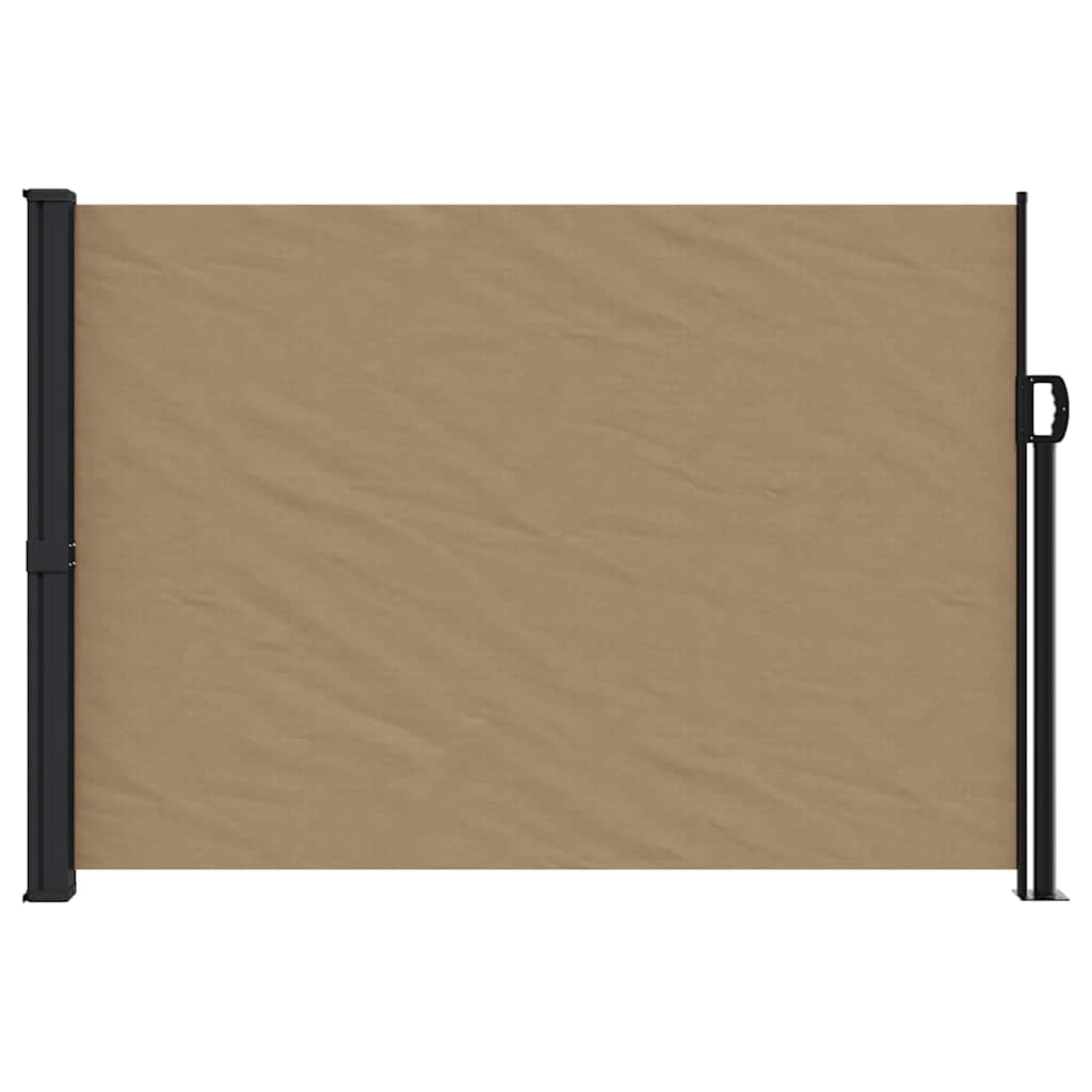 vidaXL Zwijana markiza boczna, taupe, 140x300 cm