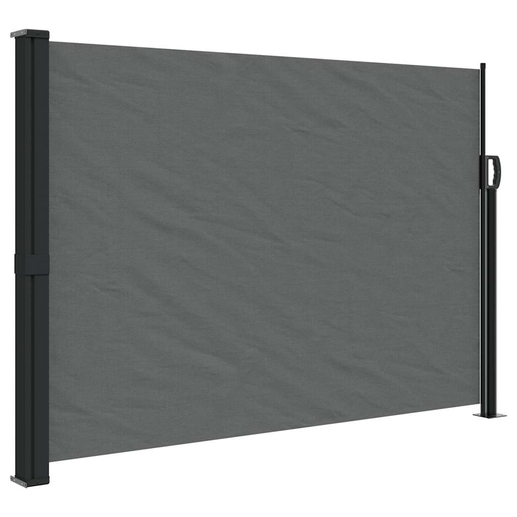 vidaXL Markiza boczna rozkładana antracytowa 140x300 cm