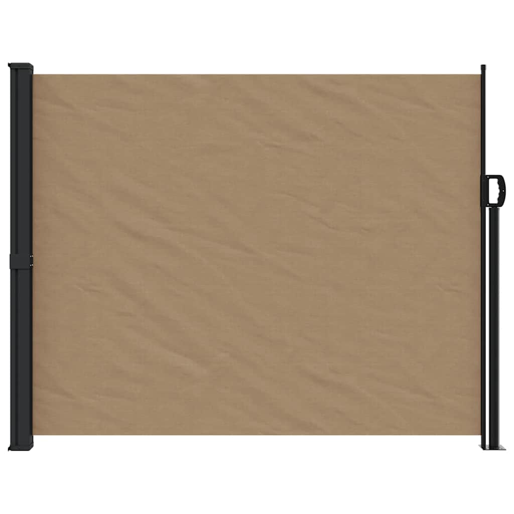 vidaXL Zwijana markiza boczna, taupe, 160x300 cm