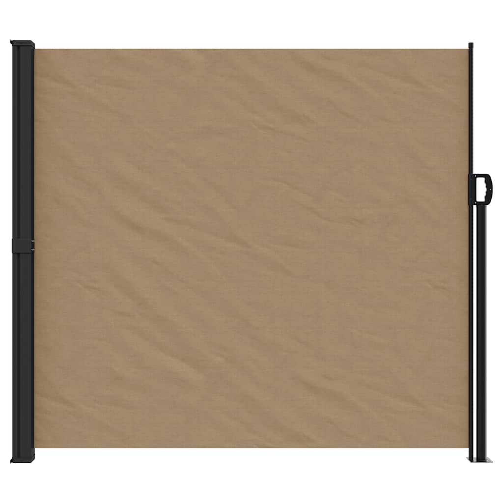 vidaXL Zwijana markiza boczna, taupe, 180x300 cm