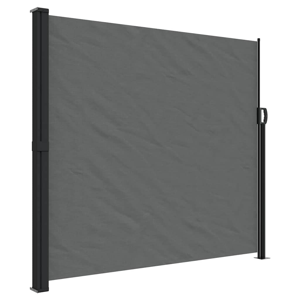 vidaXL Markiza boczna rozkładana antracytowa 180x300 cm