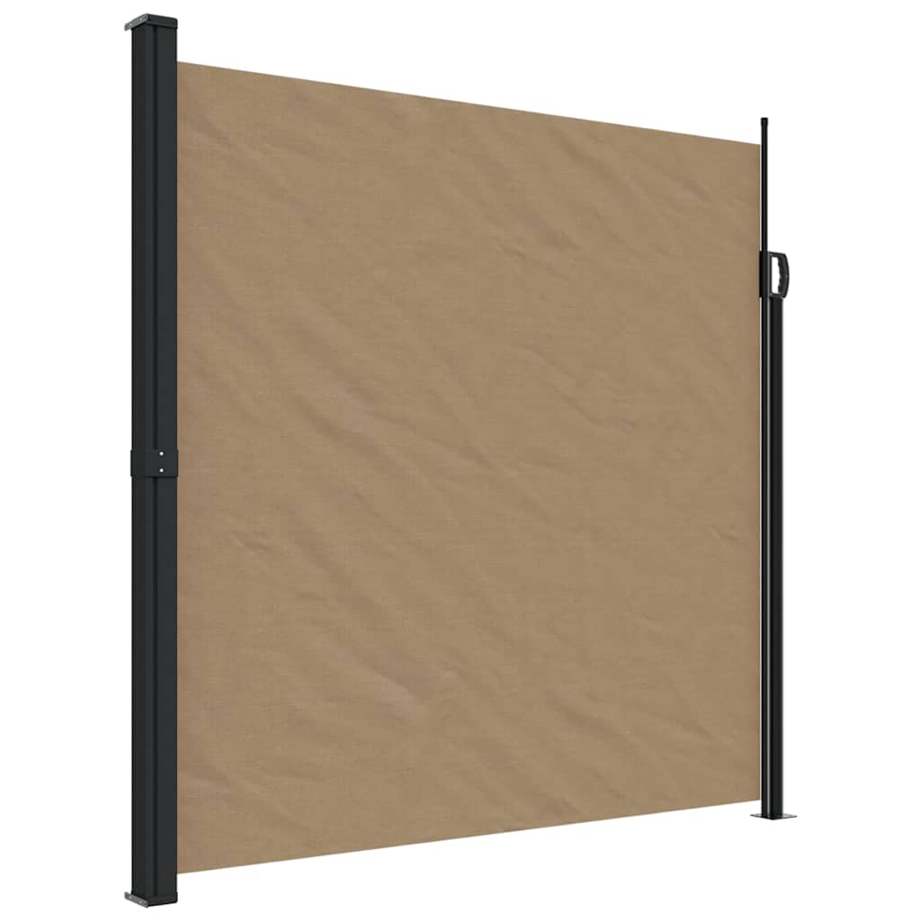 vidaXL Zwijana markiza boczna, taupe, 200x300 cm