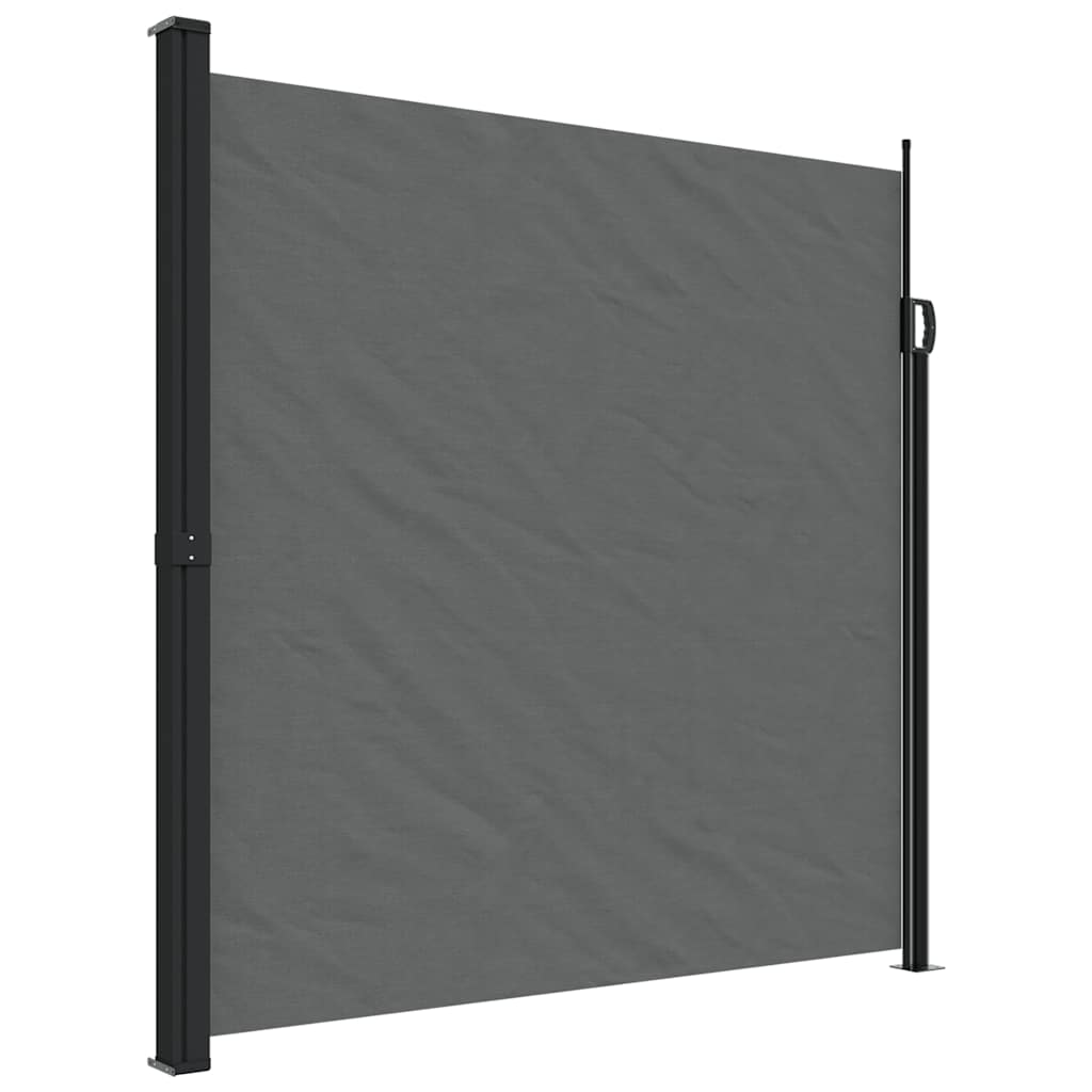 vidaXL Markiza boczna rozkładana antracytowa 200x300 cm