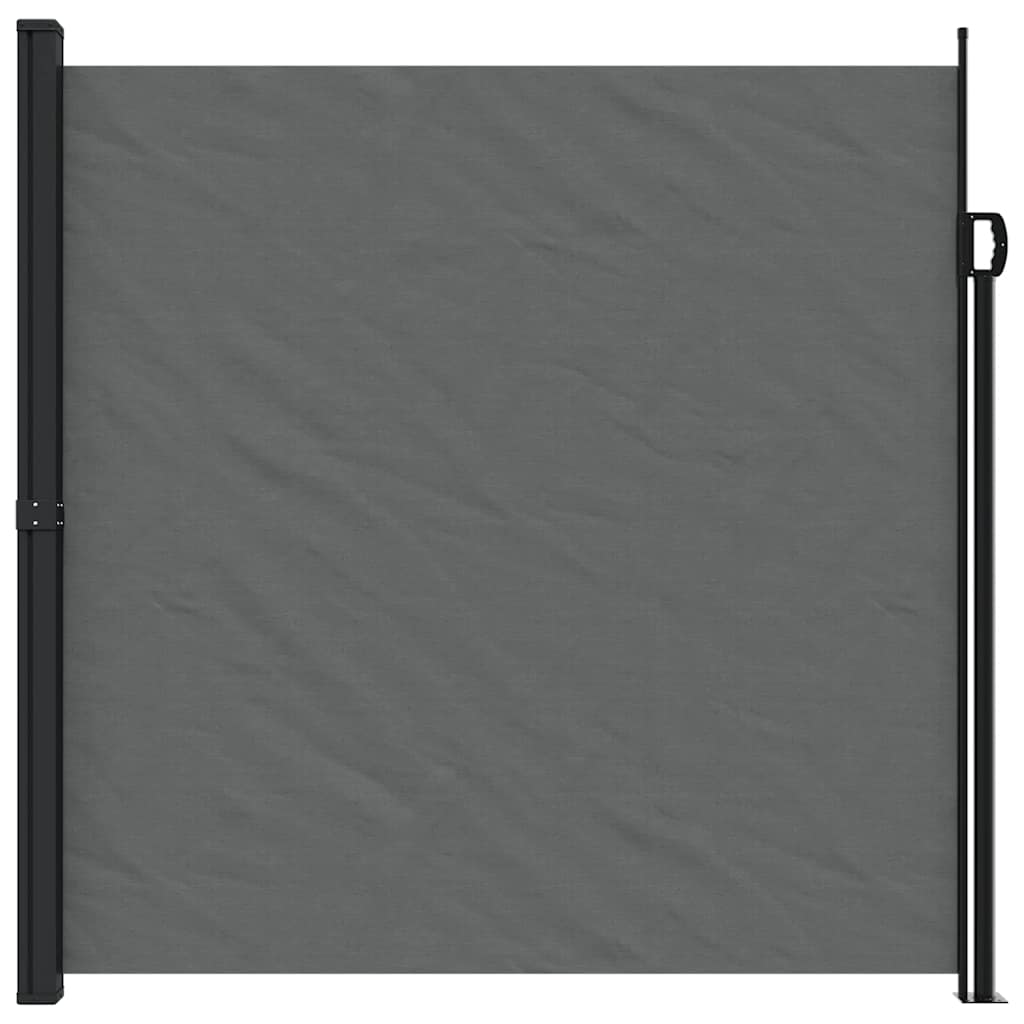 vidaXL Markiza boczna rozkładana antracytowa 200x300 cm