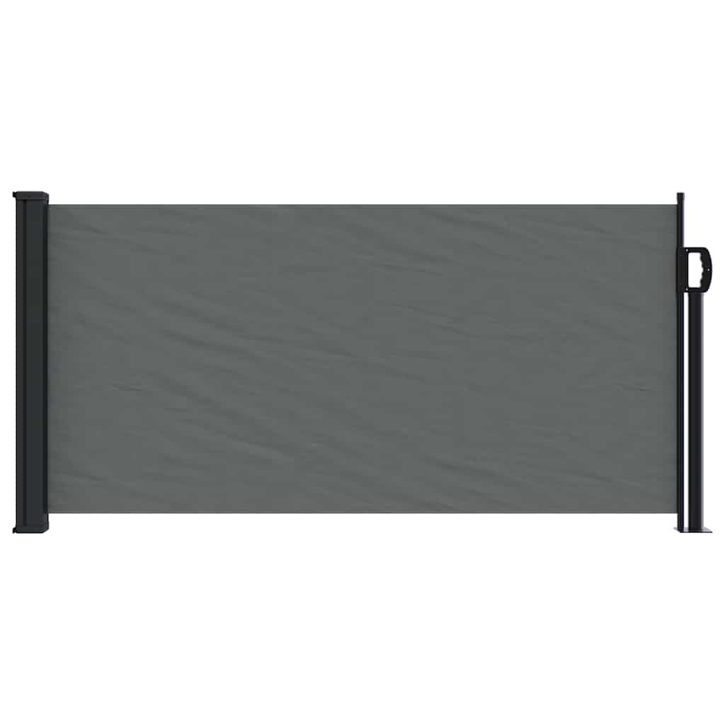 vidaXL Markiza boczna rozkładana antracytowa 100x500 cm