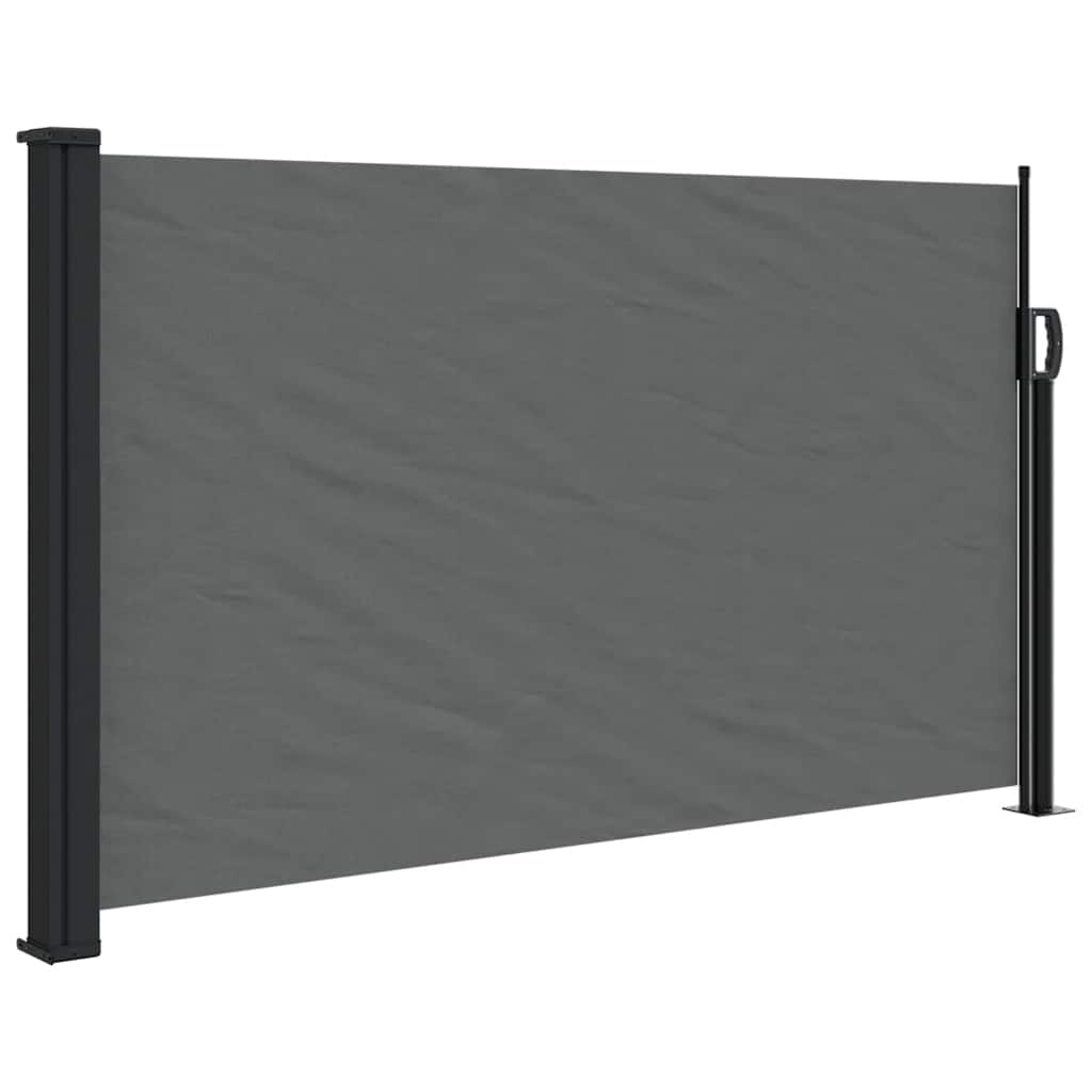 vidaXL Markiza boczna rozkładana antracytowa 120x500 cm
