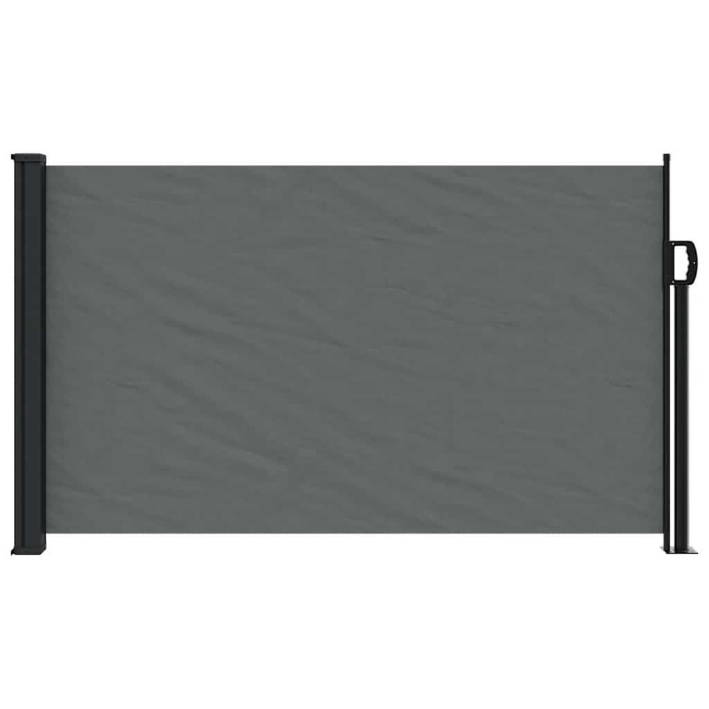 vidaXL Markiza boczna rozkładana antracytowa 120x500 cm