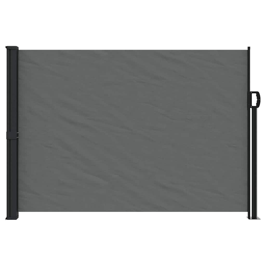 vidaXL Markiza boczna rozkładana antracytowa 140x500 cm