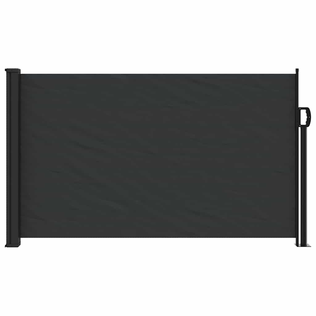 vidaXL Zwijana markiza boczna, czarna, 120 x 600 cm