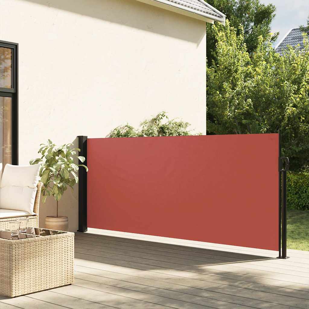 vidaXL Zwijana markiza boczna, terakotowa, 120x600 cm