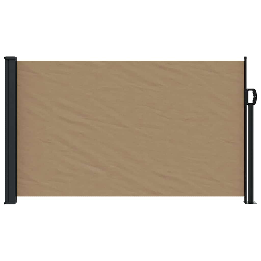 vidaXL Zwijana markiza boczna, taupe, 120x600 cm
