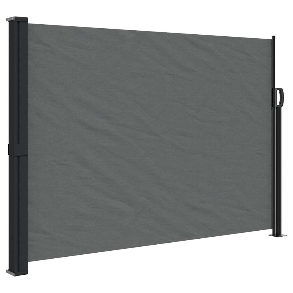 vidaXL Markiza boczna rozkładana antracytowa 140x600 cm