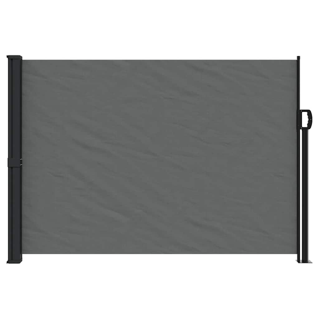 vidaXL Markiza boczna rozkładana antracytowa 140x600 cm