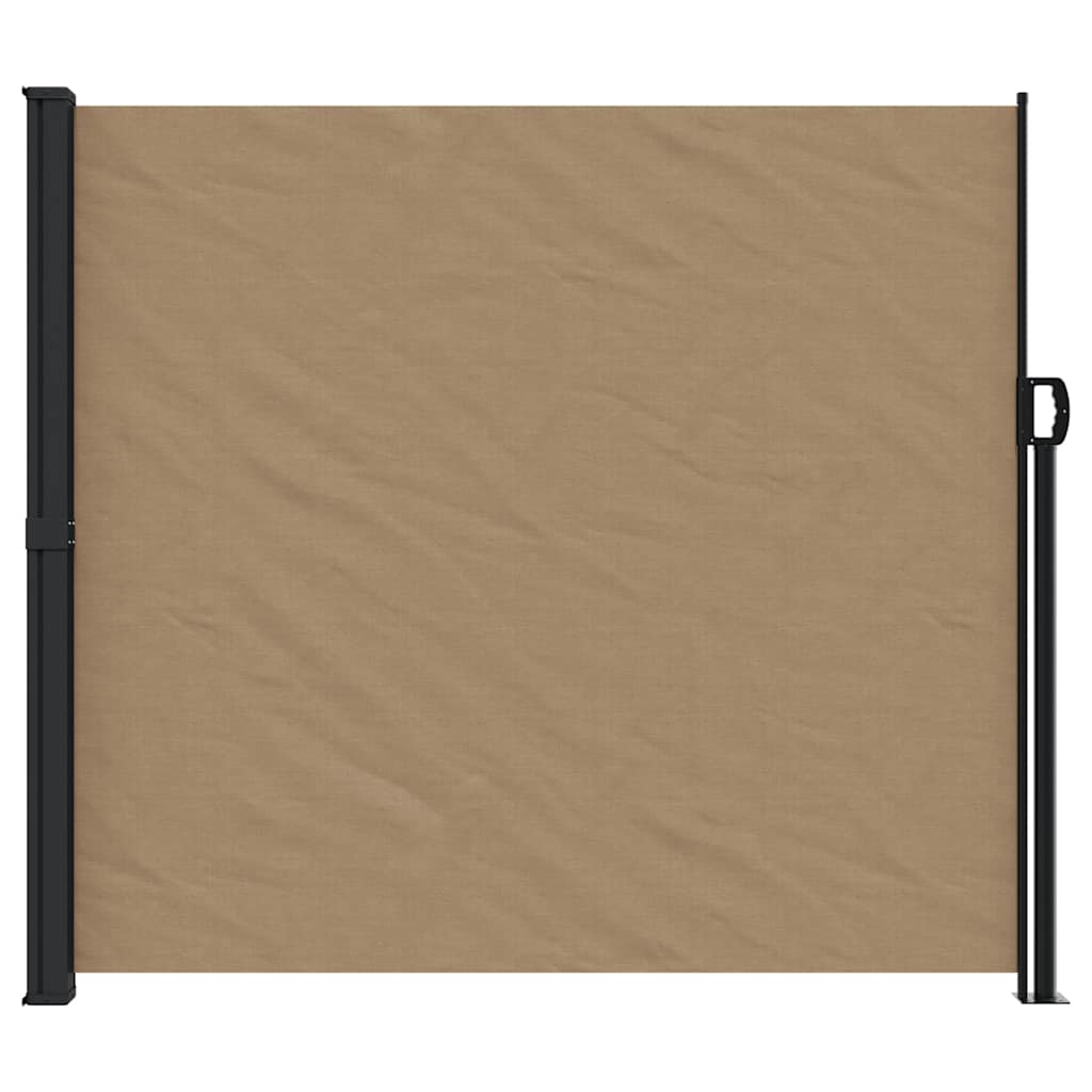 vidaXL Zwijana markiza boczna, taupe, 180x600 cm