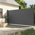 vidaXL Zwijana markiza boczna, antracytowa, 220x600 cm