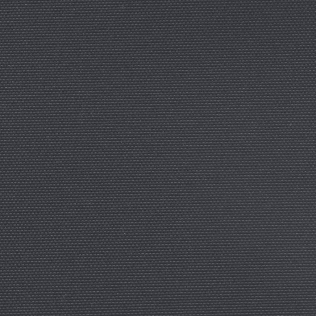 vidaXL Zwijana markiza boczna, czarna, 200 x 600 cm