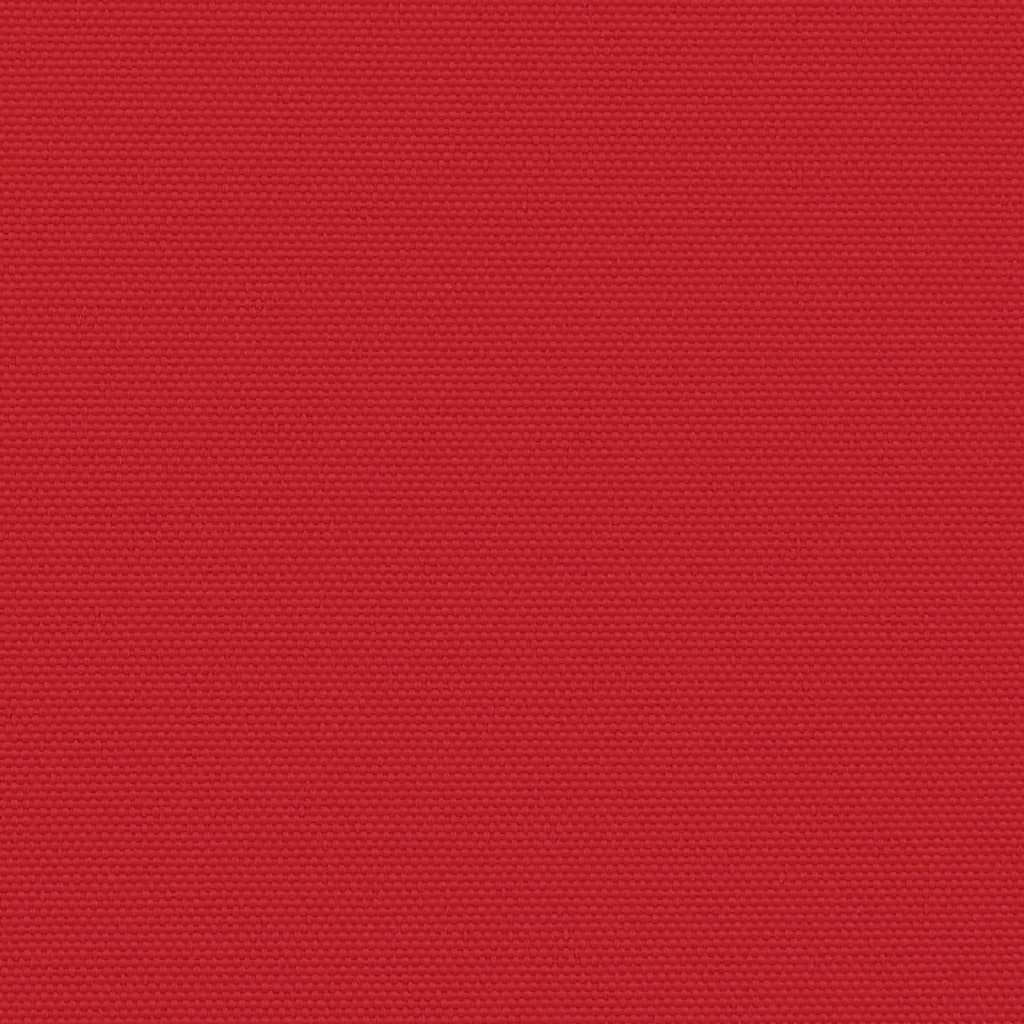 vidaXL Zwijana markiza boczna, czerwona, 200 x 1000 cm