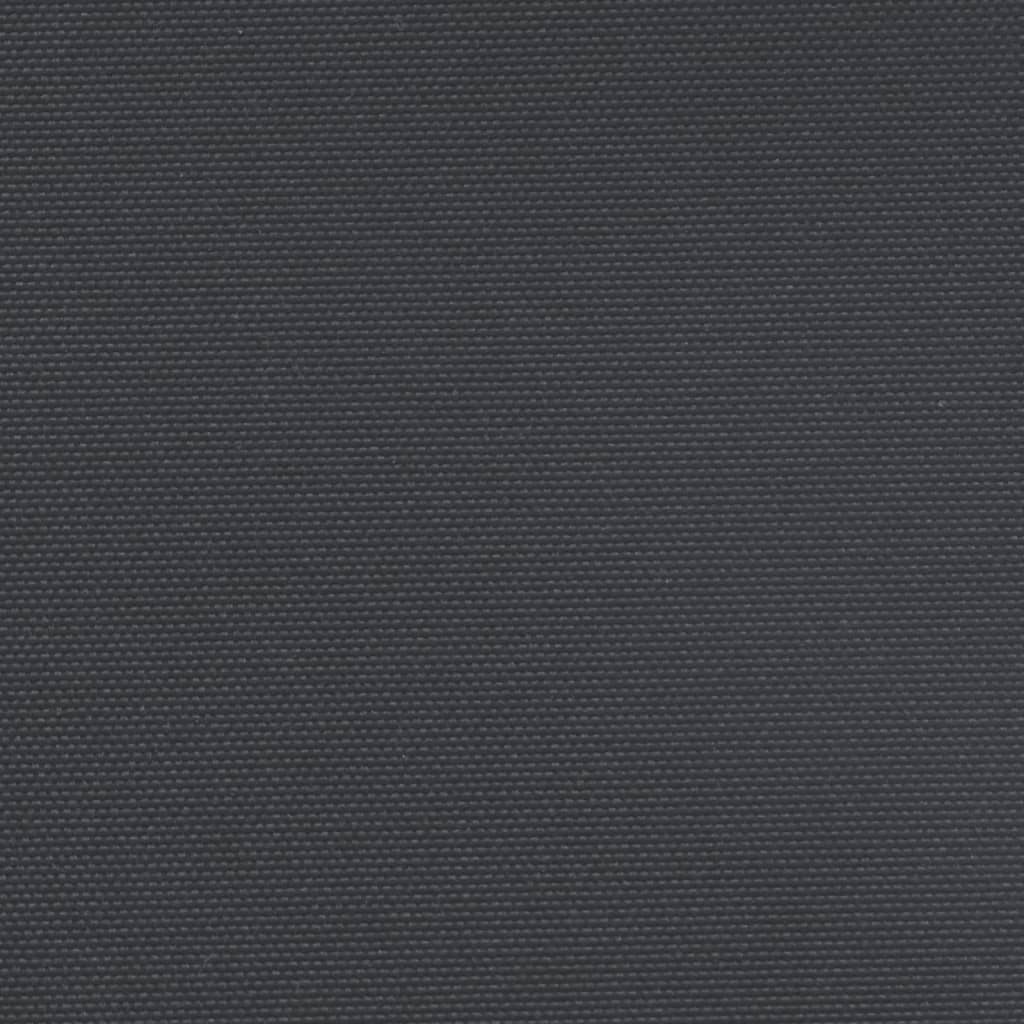vidaXL Zwijana markiza boczna, czarna, 140x1200 cm