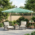 vidaXL Parasol ogrodowy na stalowym słupku, zielony, 290x290x238 cm