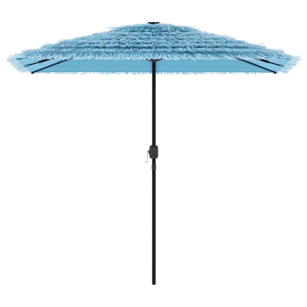 vidaXL Parasol ogrodowy na stalowym słupku, niebieski, 248x248x248 cm