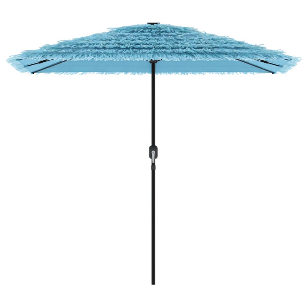 vidaXL Parasol ogrodowy na stalowym słupku, niebieski, 248x248x248 cm