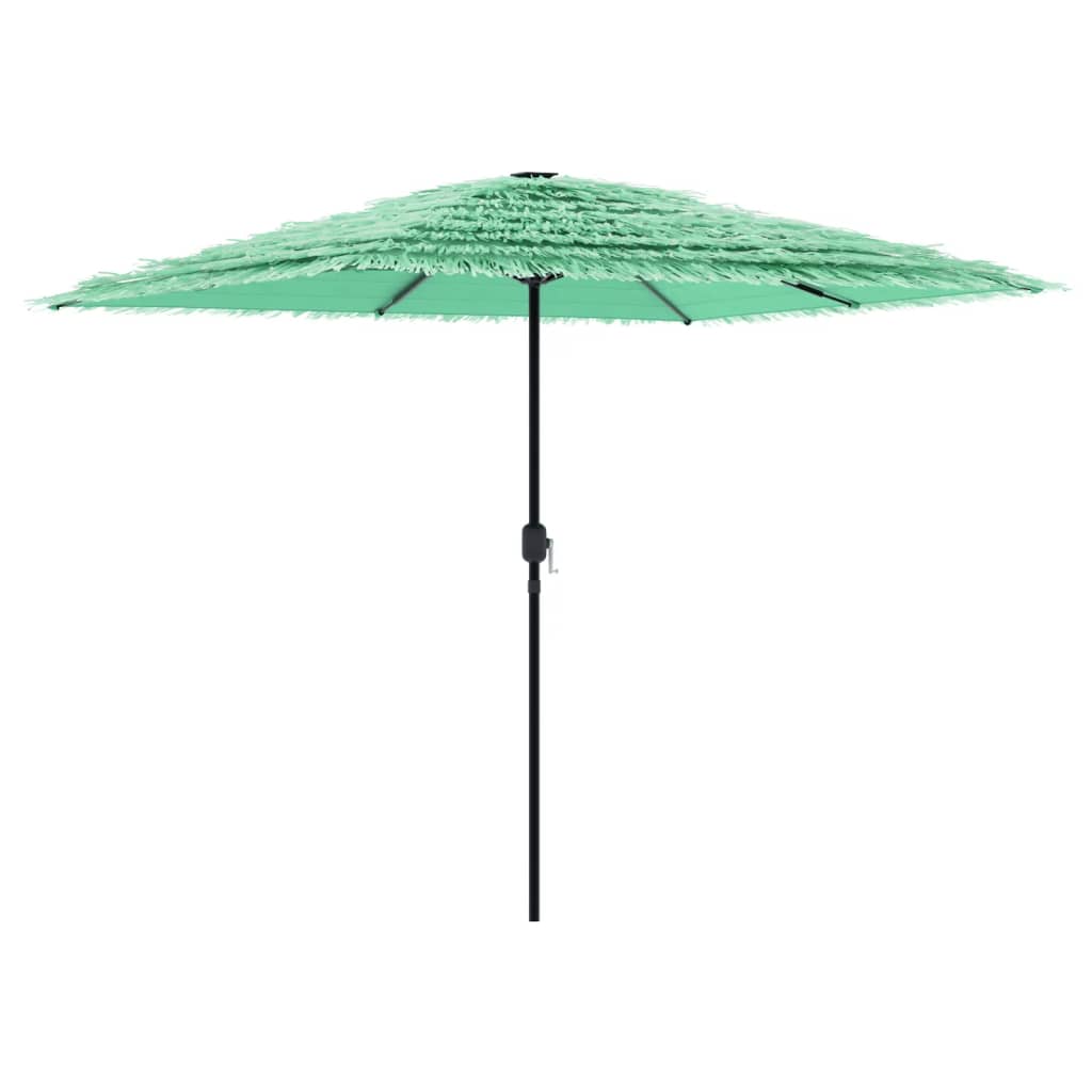vidaXL Parasol ogrodowy na stalowym słupku, zielony, 248x248x248 cm