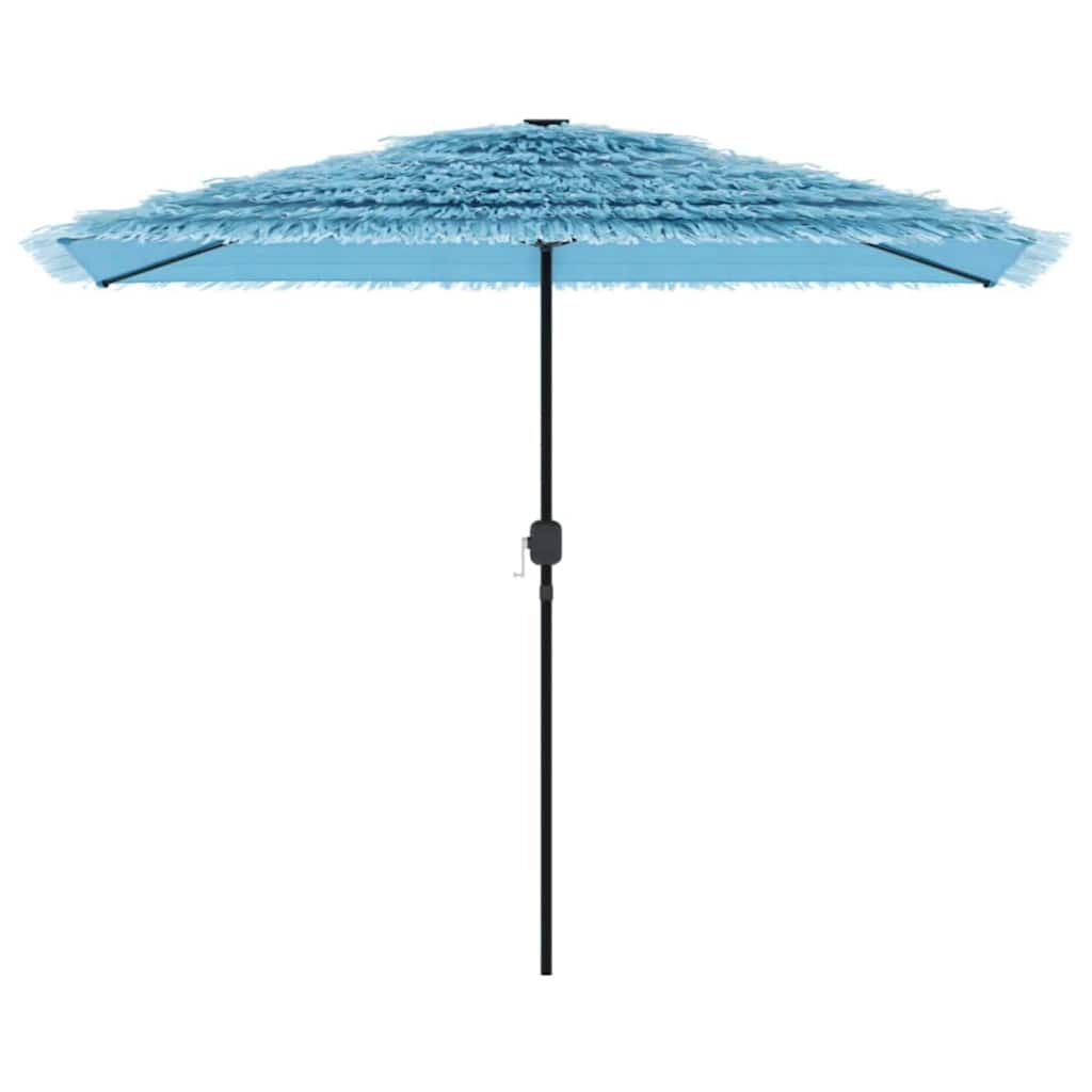 vidaXL Parasol ogrodowy na stalowym słupku, niebieski, 300x200x250 cm