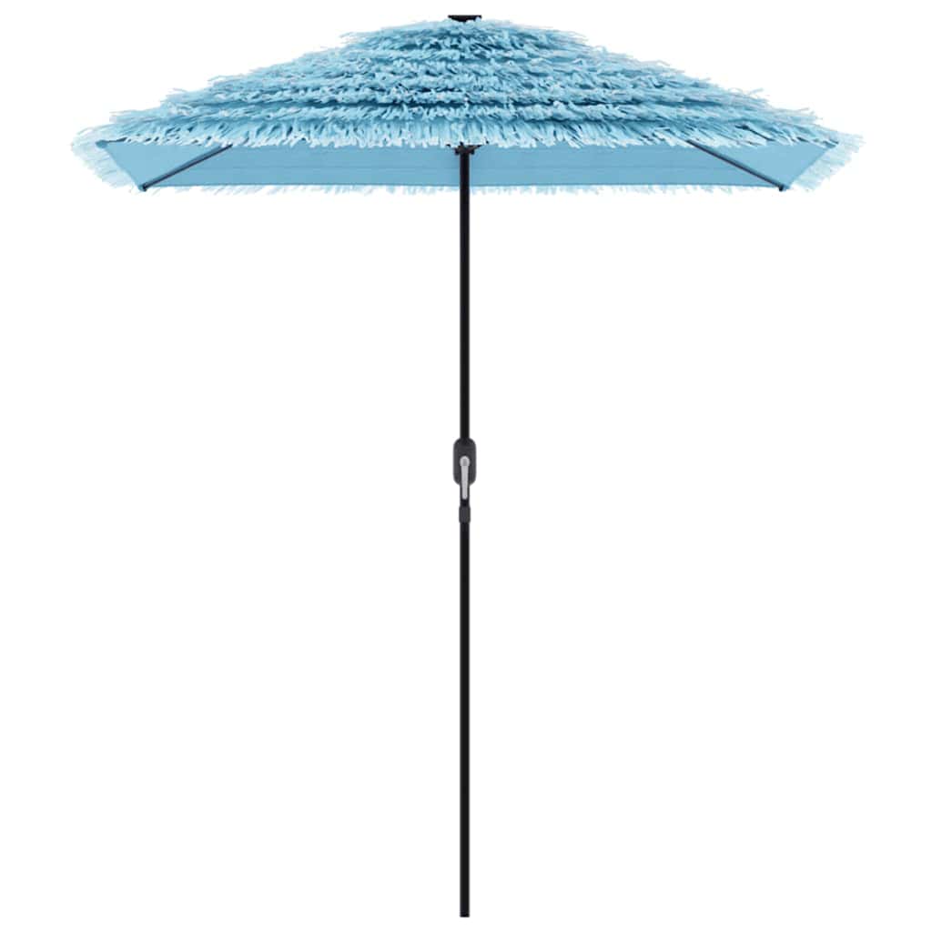 vidaXL Parasol ogrodowy na stalowym słupku, niebieski, 300x200x250 cm