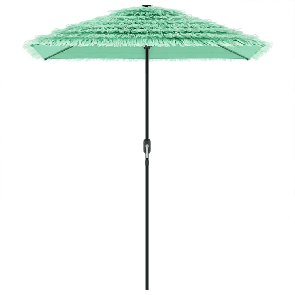 vidaXL Parasol ogrodowy na stalowym słupku, zielony, 300x200x250 cm