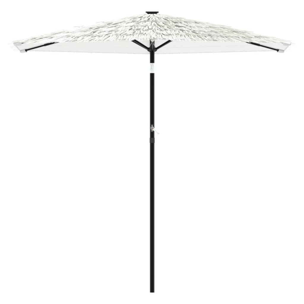 vidaXL Parasol ogrodowy na stalowym słupku, biały, 268x268x226 cm
