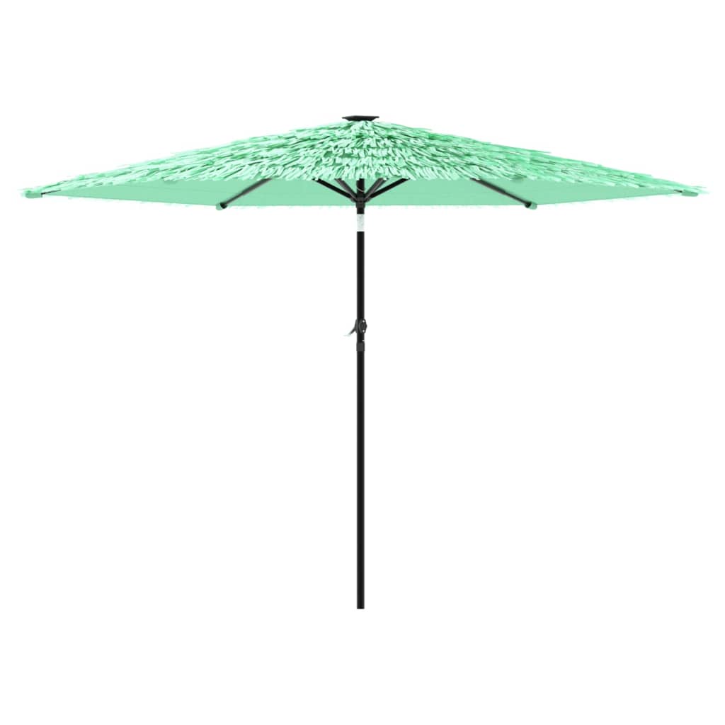 vidaXL Parasol ogrodowy na stalowym słupku, zielony, 288x288x225 cm