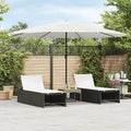 vidaXL Parasol ogrodowy na stalowym słupku, biały, 388x388x248 cm