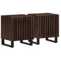 vidaXL Szafki nocne, 2 szt., 40x34x46 cm, lite drewno mango