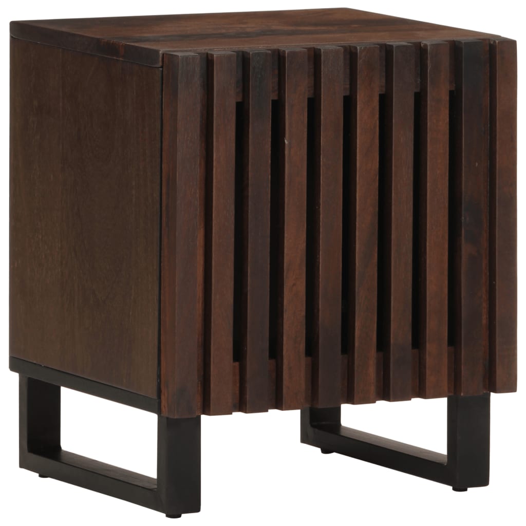 vidaXL Szafki nocne, 2 szt., 40x34x46 cm, lite drewno mango