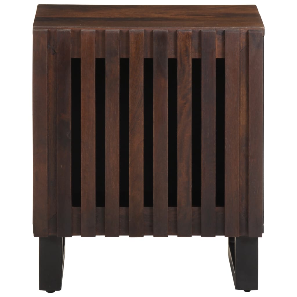vidaXL Szafki nocne, 2 szt., 40x34x46 cm, lite drewno mango