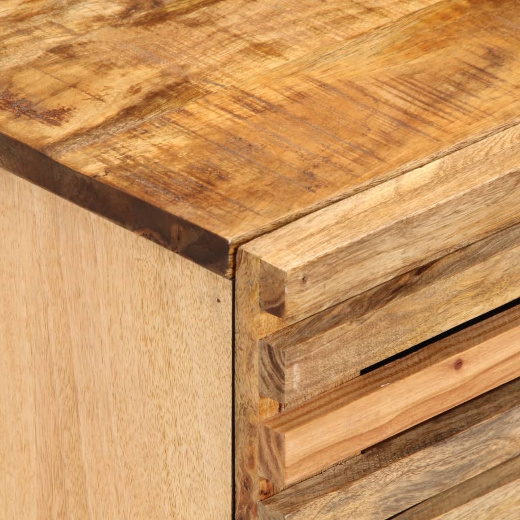 vidaXL Szafka nocna, 40x34x46 cm, lite surowe drewno mango