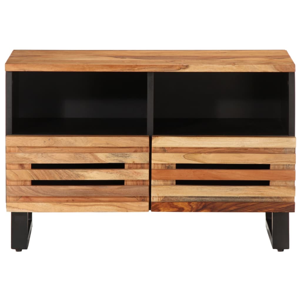 vidaXL Szafka pod telewizor, 70x34x46 cm, lite drewno akacjowe