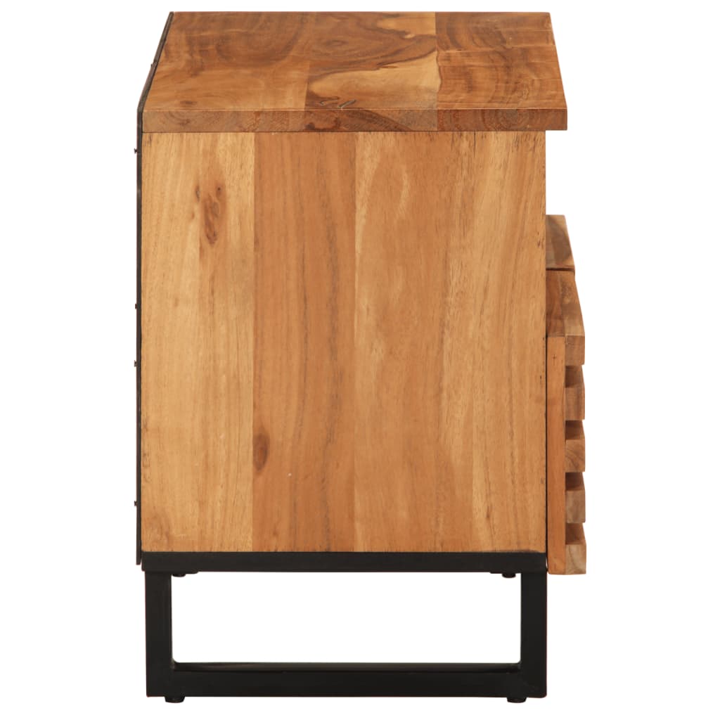 vidaXL Szafka pod telewizor, 70x34x46 cm, lite drewno akacjowe