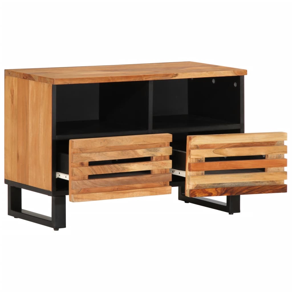 vidaXL Szafka pod telewizor, 70x34x46 cm, lite drewno akacjowe