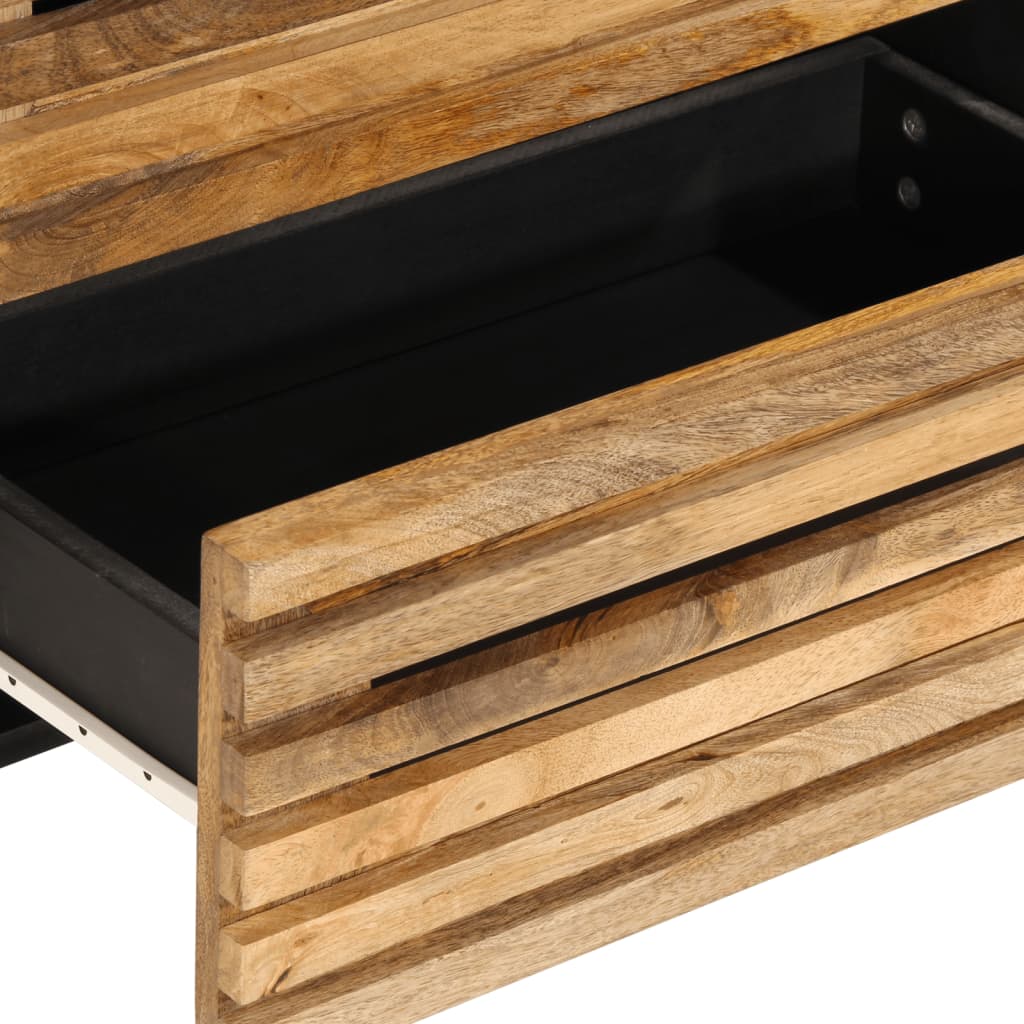 vidaXL Szafka, 60x34x75 cm, lite surowe drewno mango
