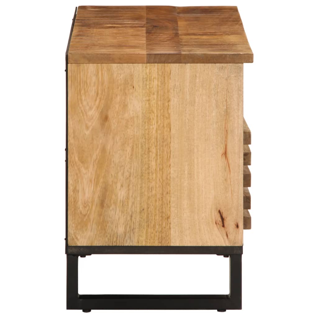 vidaXL Szafka pod TV, 100x34x46 cm, lite surowe drewno mango