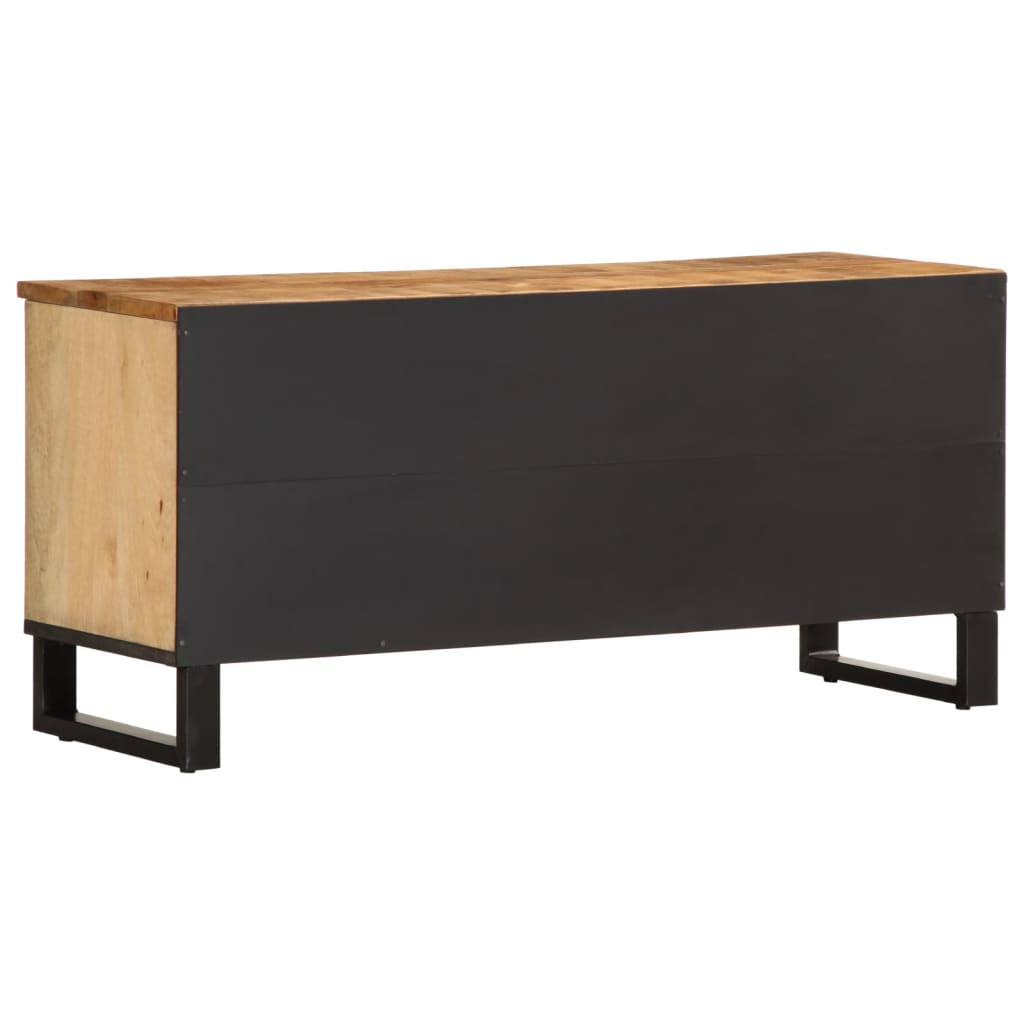 vidaXL Szafka pod TV, 100x34x46 cm, lite surowe drewno mango