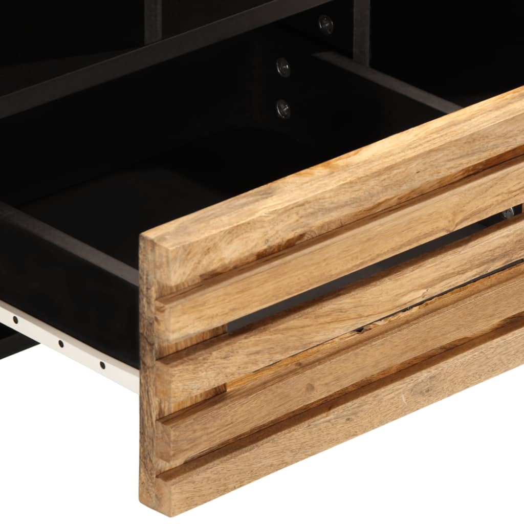 vidaXL Szafka pod TV, 100x34x46 cm, lite surowe drewno mango
