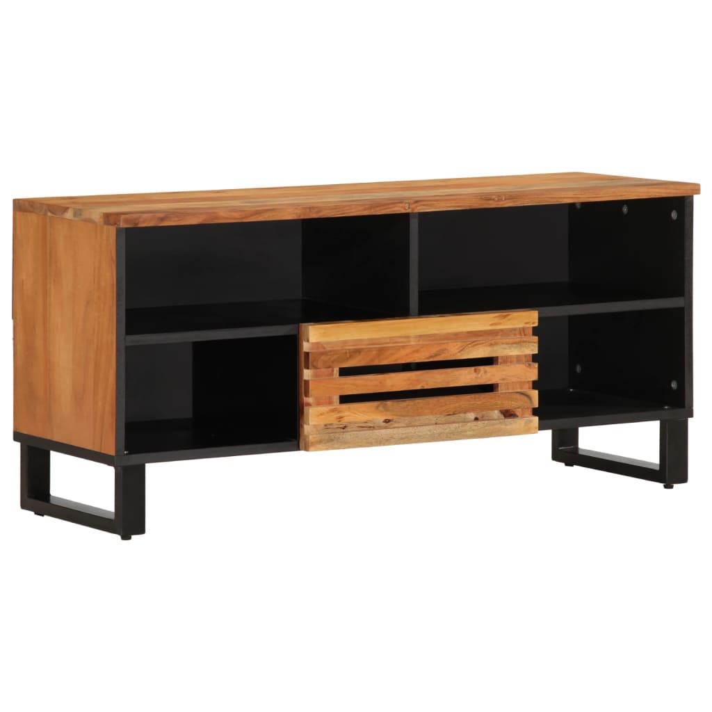 vidaXL Szafka pod telewizor, 100x34x46 cm, lite drewno akacjowe